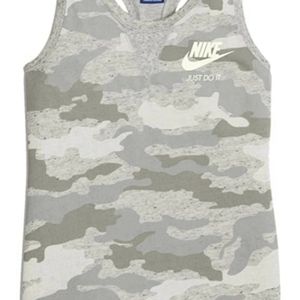 Nike Girls Tank Top Size XS (NWT) Gray/White